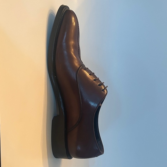 Bruno Magli Rich Brown Leather Oxfords